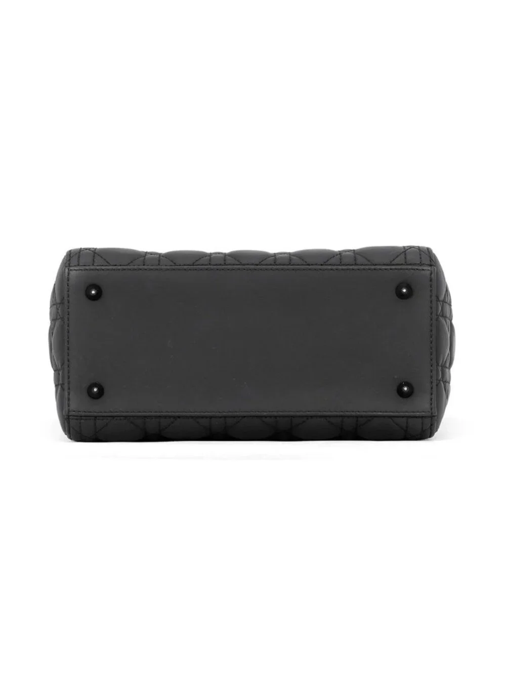 Dior Handbag Lady Cannage Sloi 2-Way Black